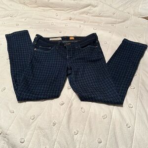 Pilcro Anthropologie houndstooth skinny jeans Size 29